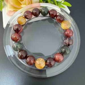 彩髮晶 ( Mixed Rutilated Quartz ) 11mm / MR2504053