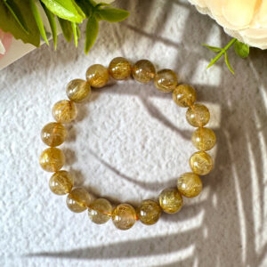 金髮晶（Golden Rutilated Quartz) 11mm / GR2503017