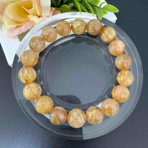 金髮晶（Golden Rutilated Quartz) 12mm / GR2504035