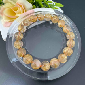 金髮晶（Golden Rutilated Quartz） 10.5mm / GR2504051