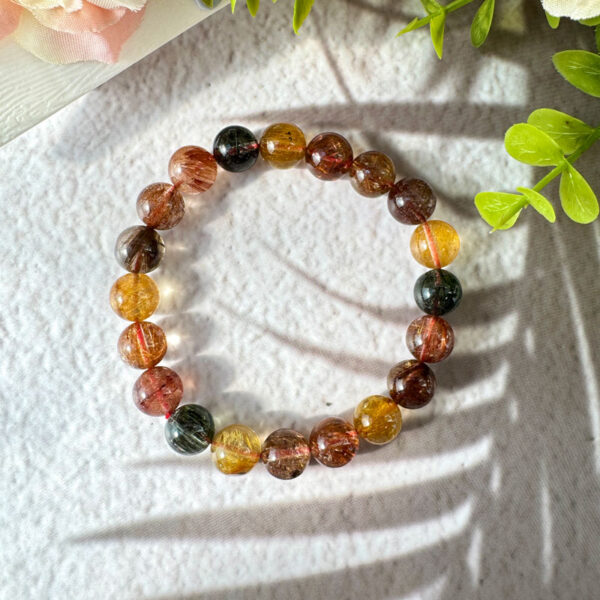 彩髮晶 ( Mixed Rutilated Quartz ) 10mm / MR2504058